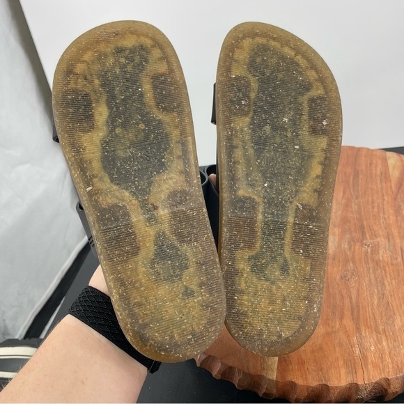 Melissa Women's Way Slides Beach in Black rubber t strap Size 7 - Picture 5 of 7